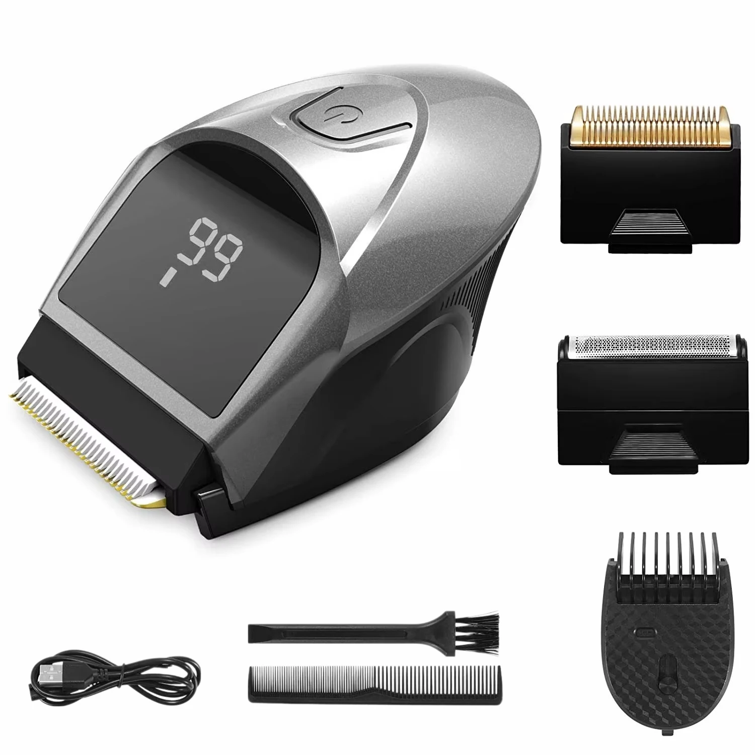 foxsonic-self-haircut-hair-clippers-men-head-clipper-rechargeable-shortcut-grooming-haircut-kit-cordless-electric-hair-trimmer