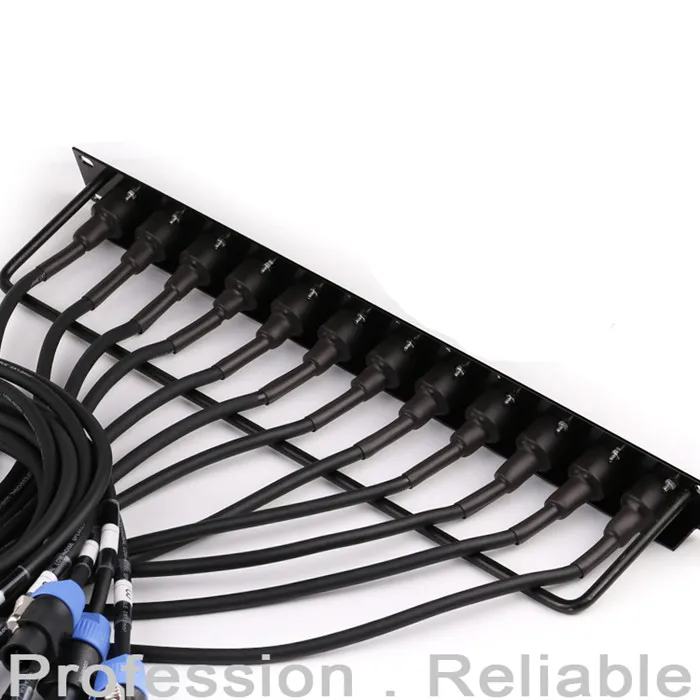 Haut-parleur audio professionnel Speakon 12 canaux panneaux d'armoire