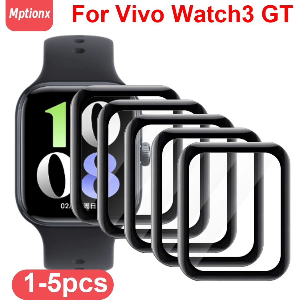 

Tempered Glass for Vivo Watch GT Soft TPU HD Screen Protector Anti-Scratch ultra-thin for Vivo Watch gt Prottiecve Film