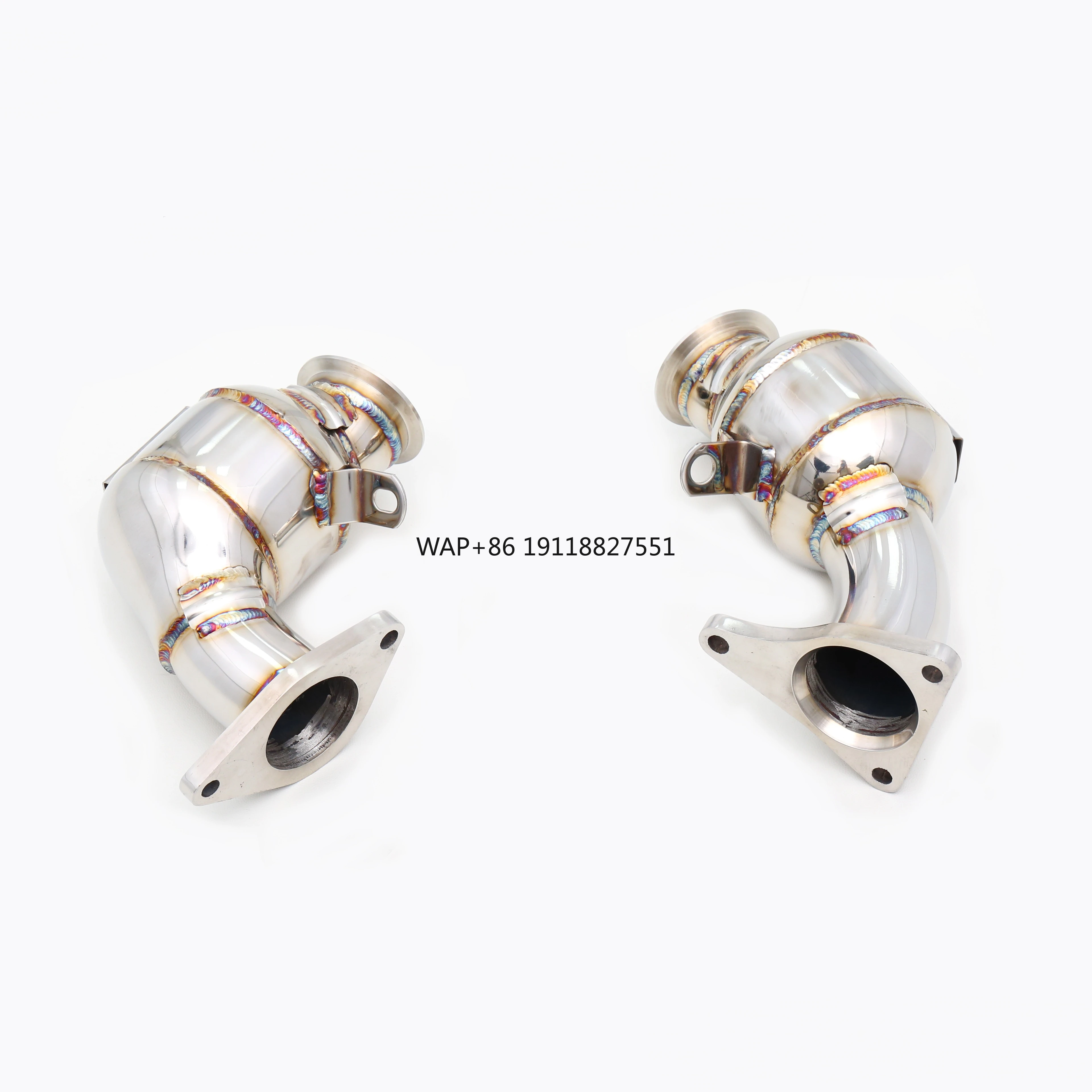 

Custom Race Catted Downpipe for 400Z 3.0T Durable Stainless Steel 304 Exhaust Pipes
