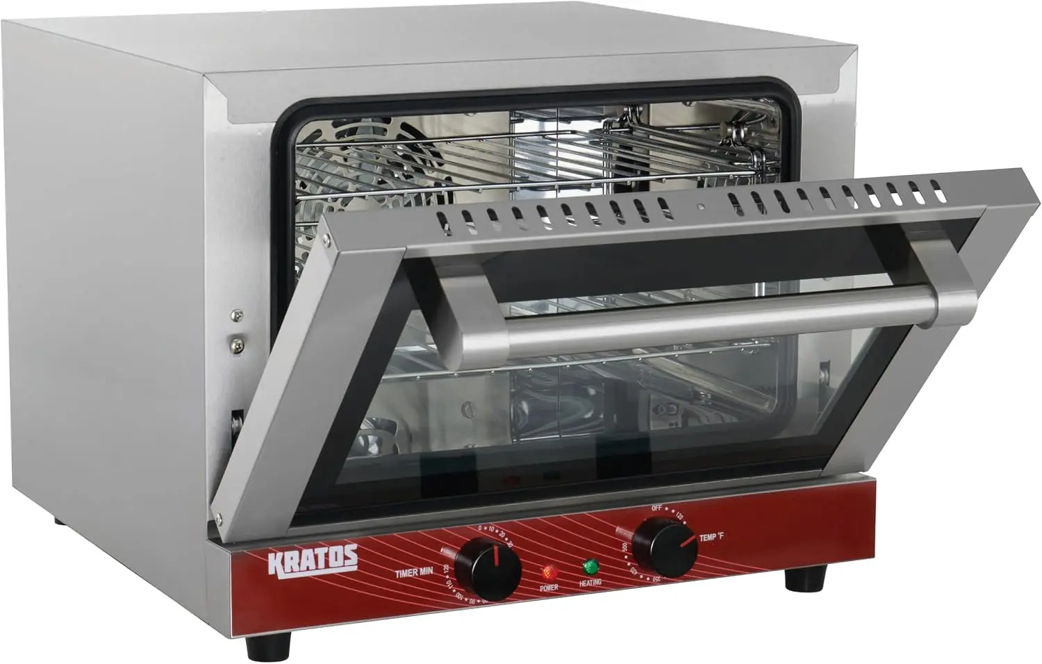 Electric Countertop Convection Oven, Quarter Size Commercial, Accommodates Three Quarter-Size Sheet Pans, 120V