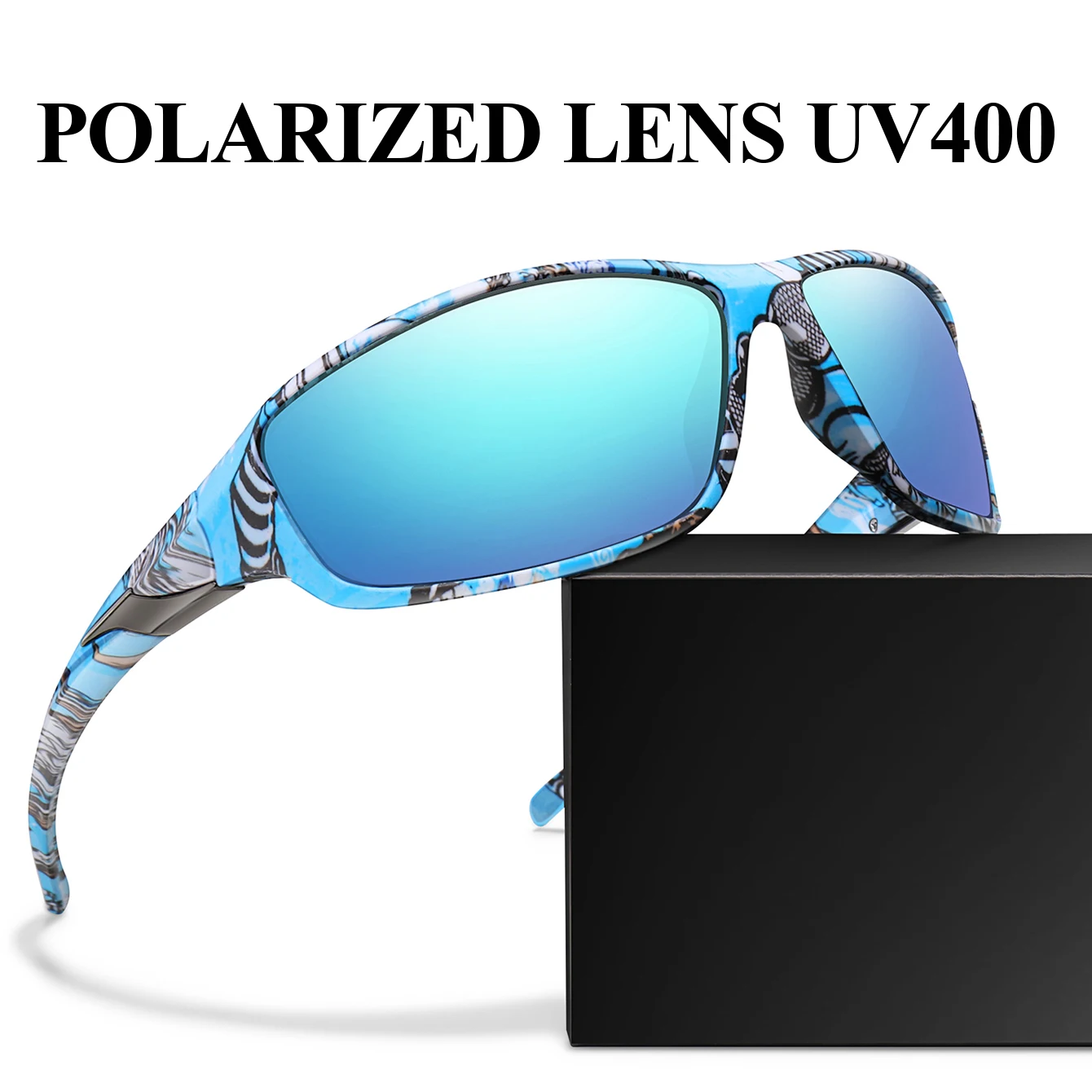 Lunettes de soleil de pêche polarisées UV400 pour hommes et femmes, nuances de sport pour le cyclisme, la course, la randonnée