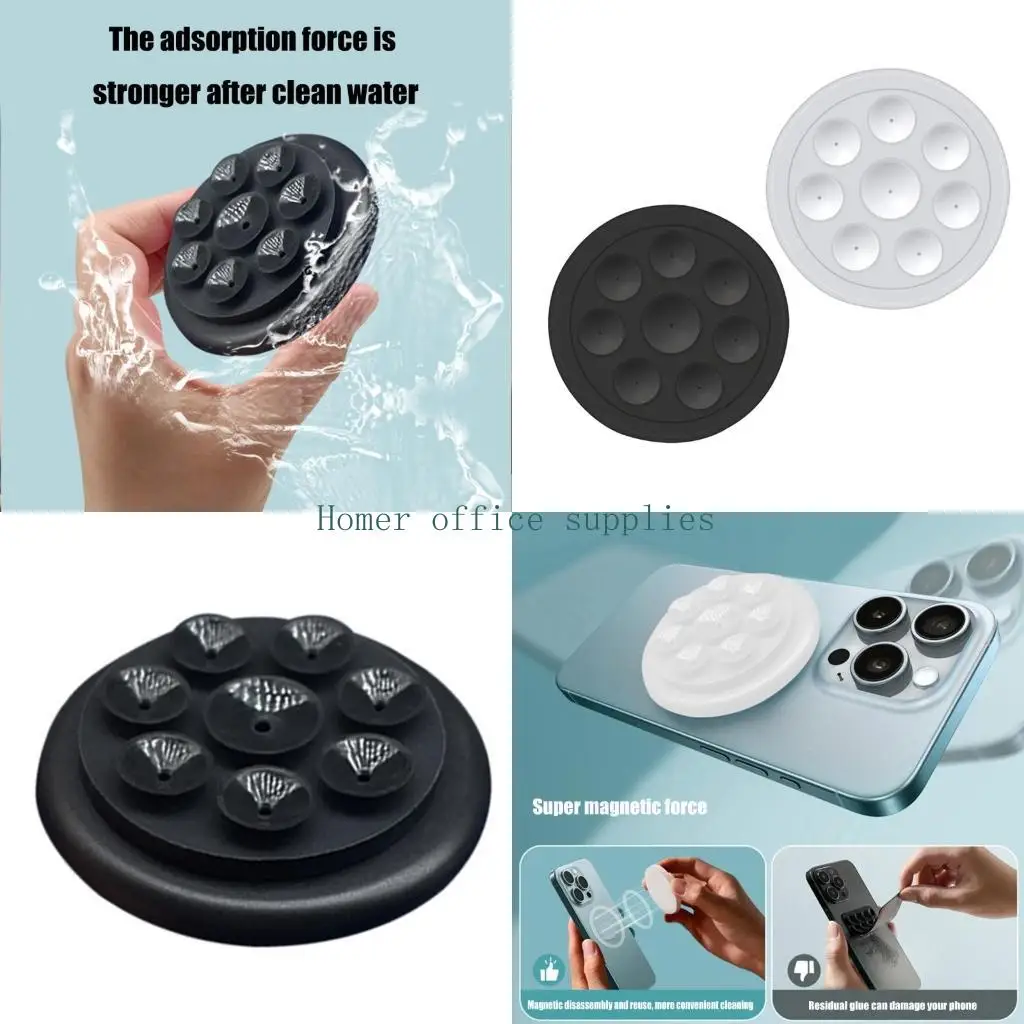 

K43B Suction Cup Phone Mount Shower Silicone Suction Phone Case Grip Stand