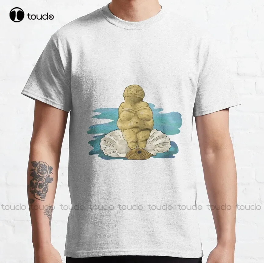 The Birth Of Venus... Von Willendorf Anthropology Classic T-Shirt Casual Shirts For Women Outdoor Simple Vintag Casual T Shirts