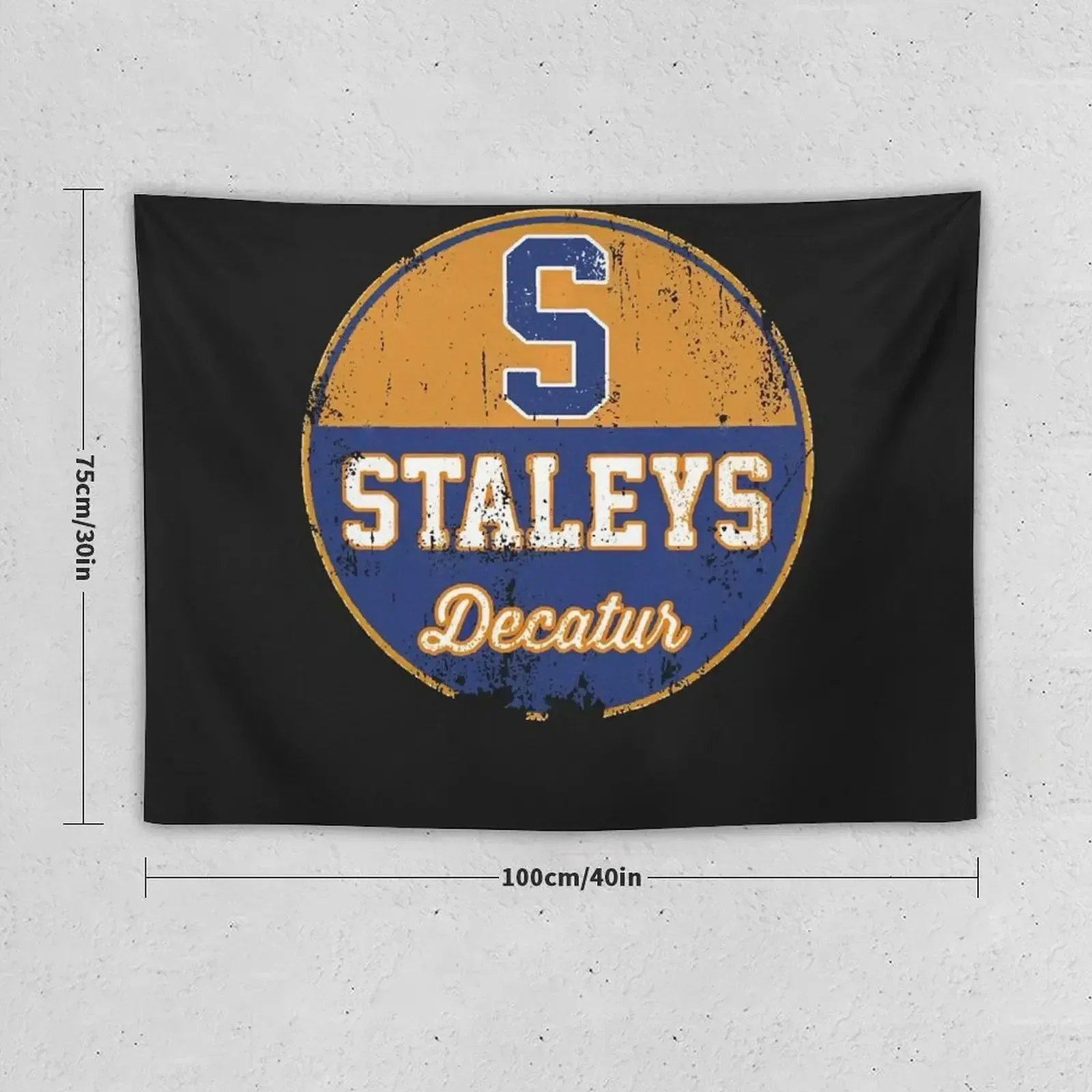 Decatur Staleys Classic T-Shirt Tapestry Home Decorations Aesthetic Home Decorating Wall Carpet Tapestry