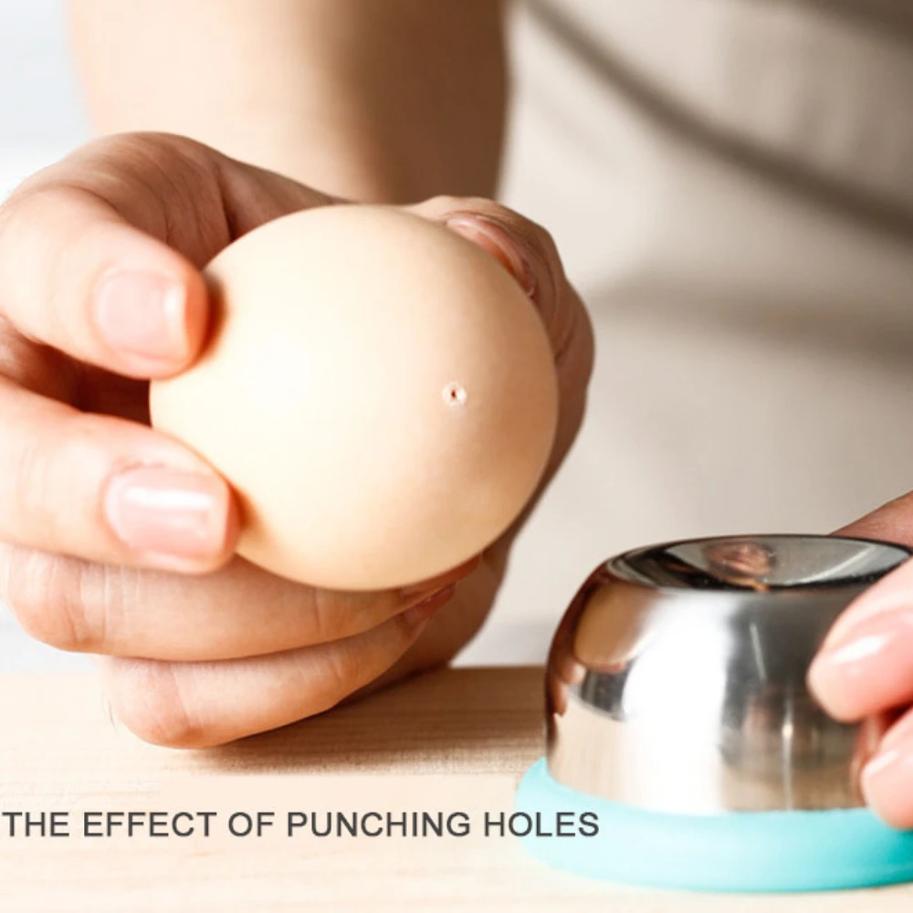 

Egg Piercer Stainless Steel Needle Eggs Hole Puncher Kitchen Essentials For Boiled Eggs