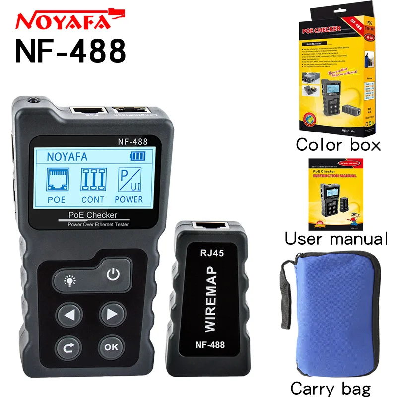 

NOYAFA NF-488 Network PoE Checker Over The EthernetLan