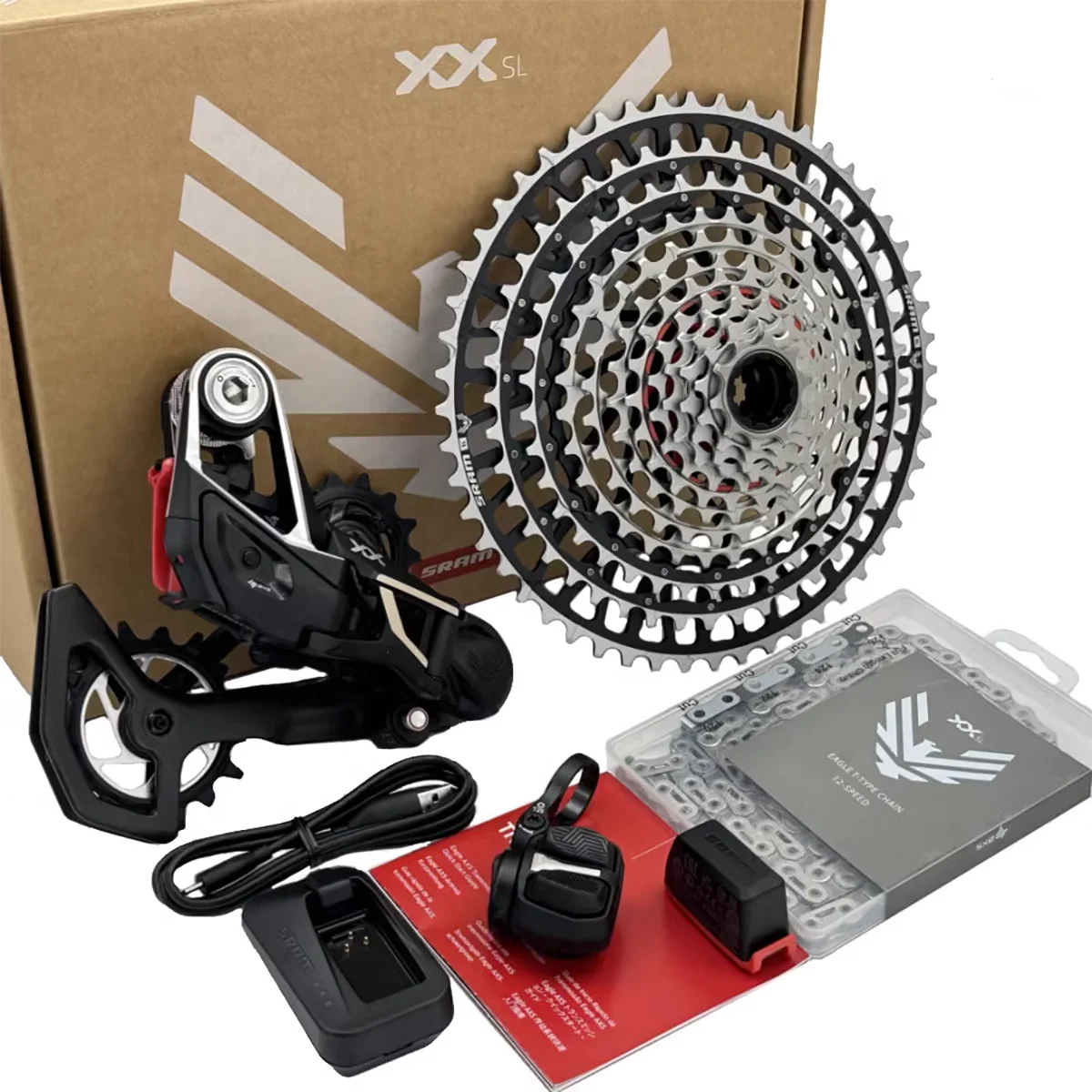 Special offer SRAM NEW TRANSMISSION  XX SL Eagle AXS Transmission Groupset powemeter wide cranksets