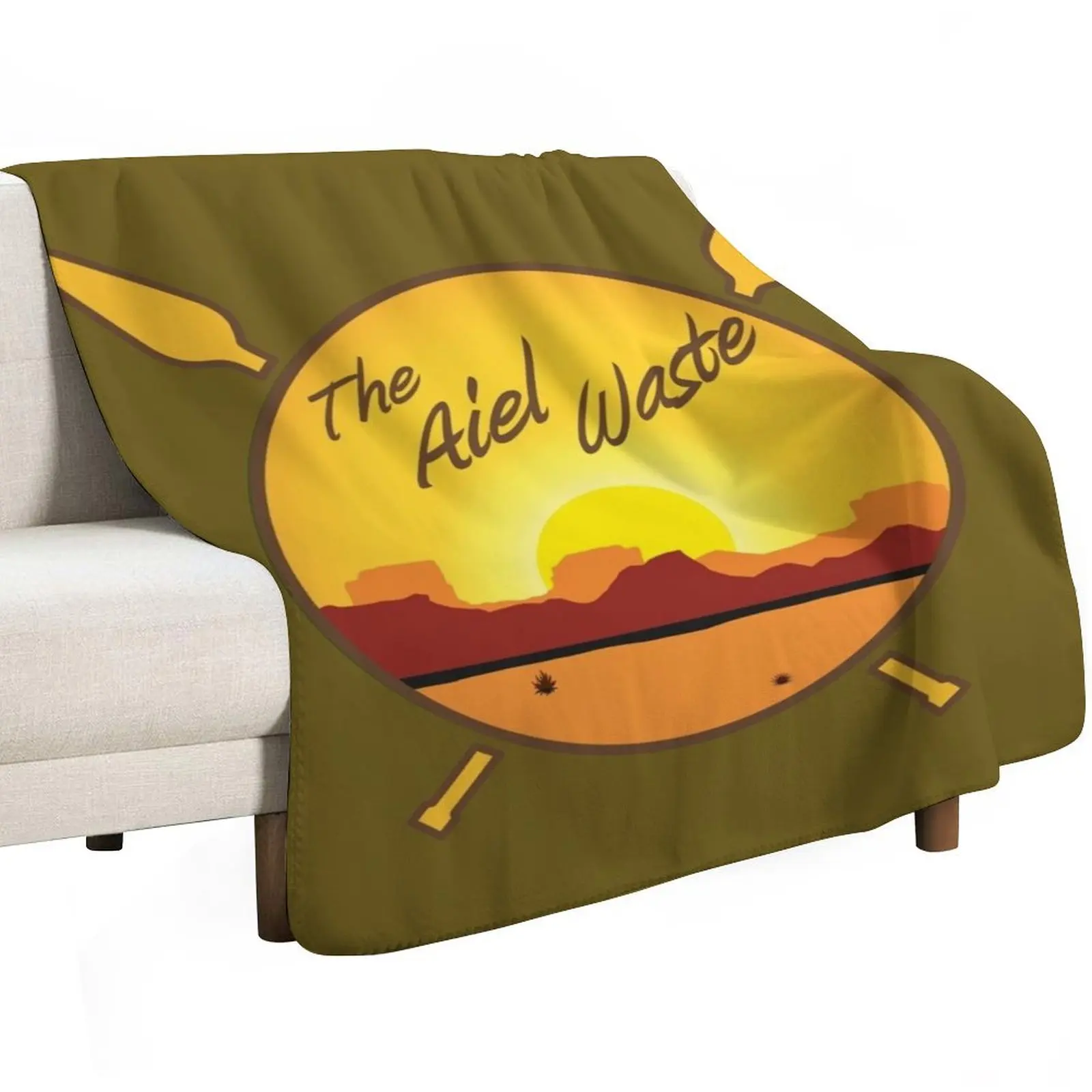 The Aiel Waste Circle w/Spears Throw Blanket Sleeping Bag for babies Retros bed plaid decorative Beautifuls Blankets