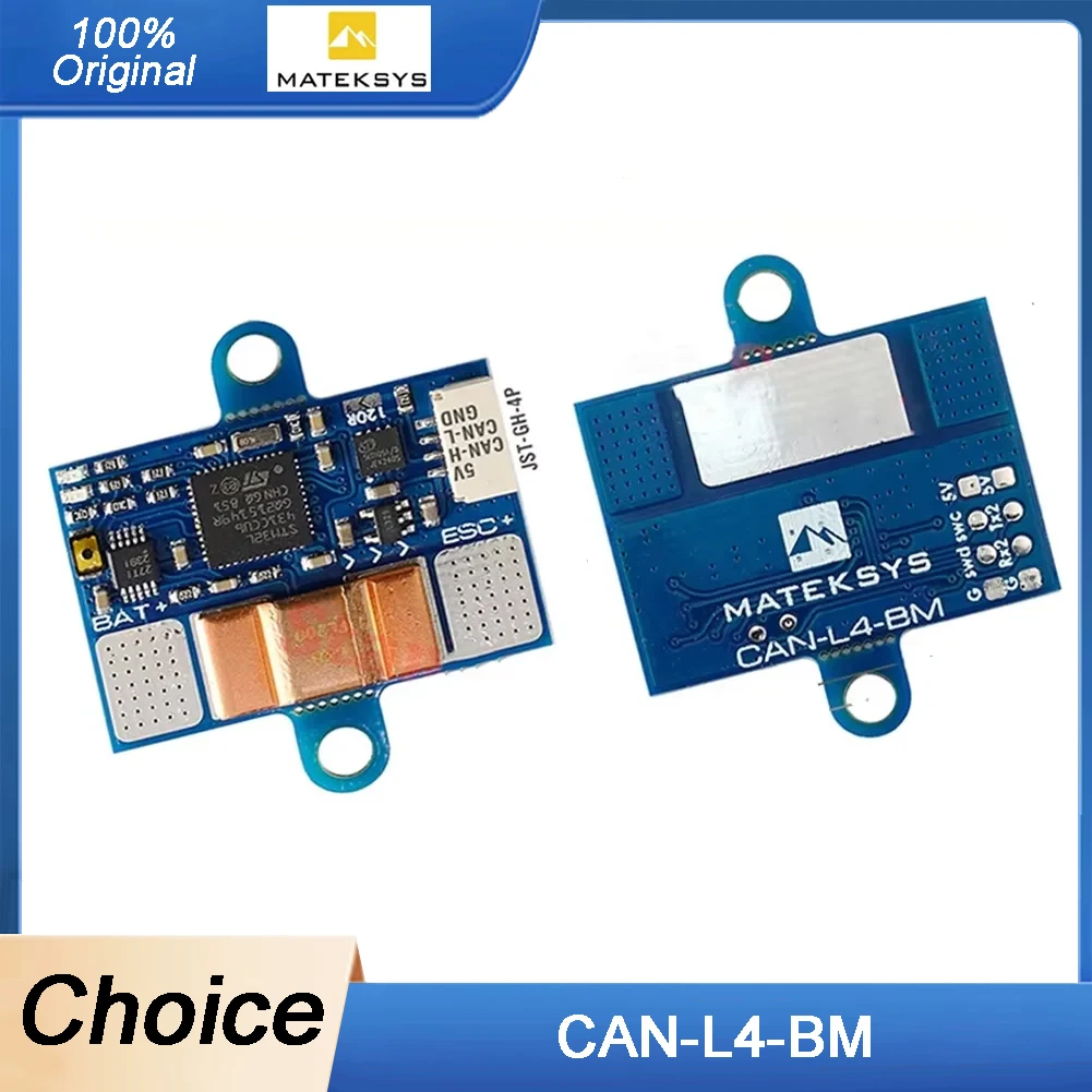 

MATEK CAN-L4-BM AP_PERIPH Digital Power Monitor DroneCAN Protocol for RC Airplanes Multirotors H743 Slim V3 DIY Parts