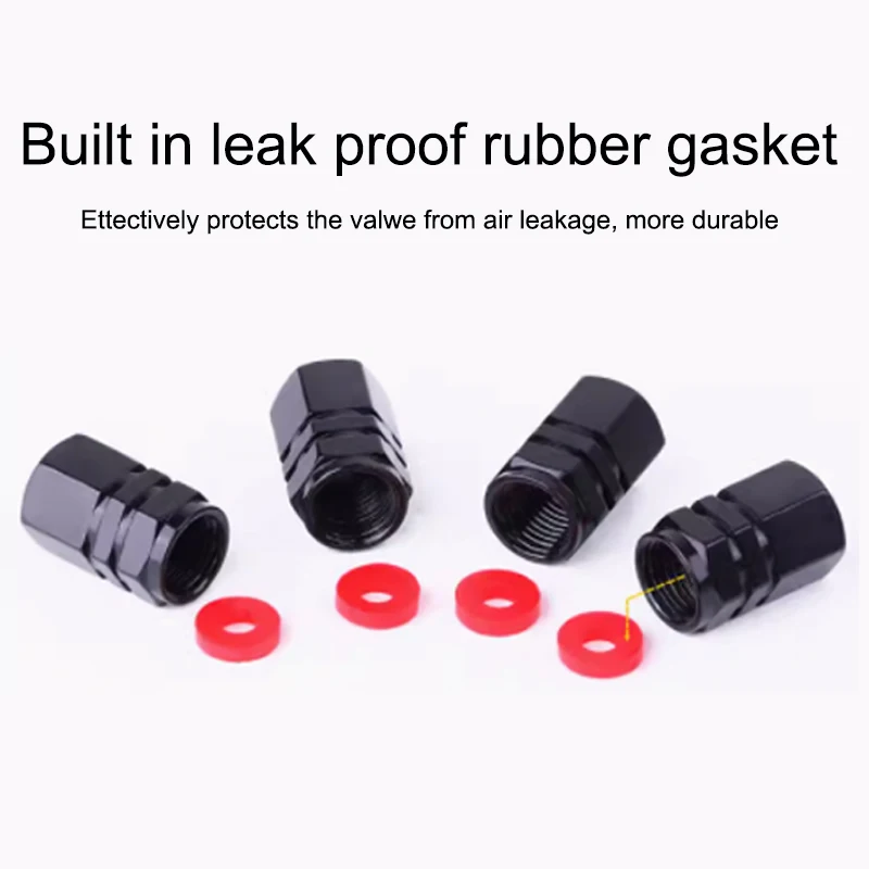 4 قطعة قبعات صمام إطارات السيارة شعار غطاء معدني مقاوم للغبار لتويوتا كراون فورتشنر كروزر أوريس Vellfire ألفارد كامري CHR Rav4 Aygo #5