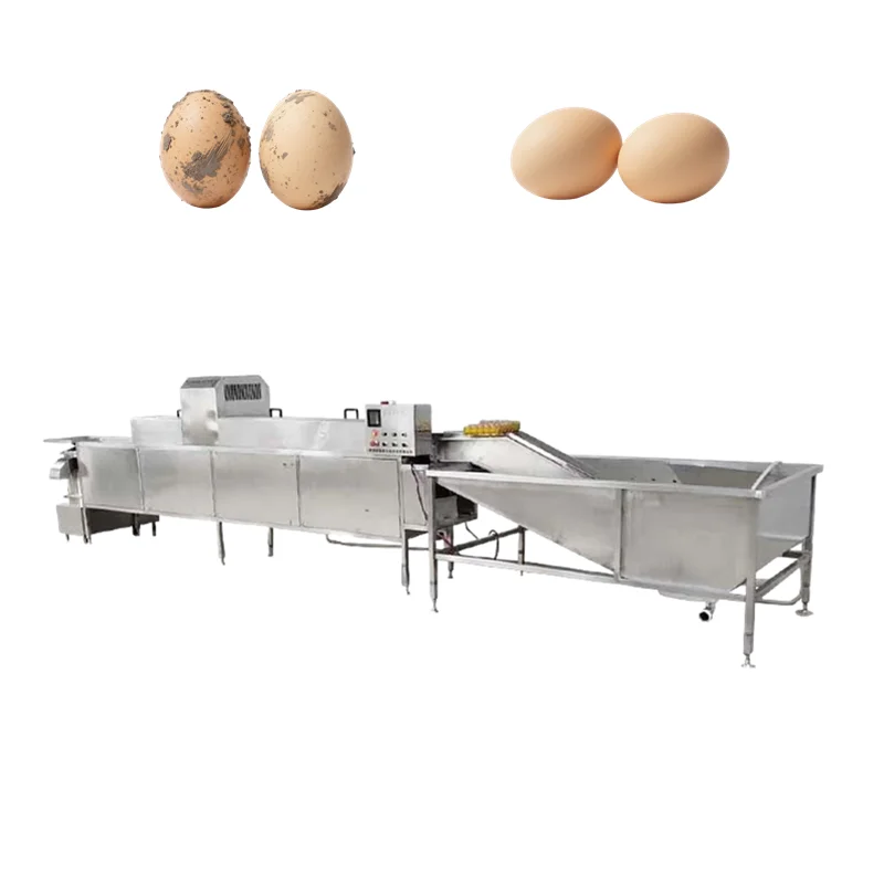 

Automatic 5000pcs/h Customizable Single/double/triple Rows Egg Processing Line Egg Cleaning Machine Poultry Eggs Washing Machine