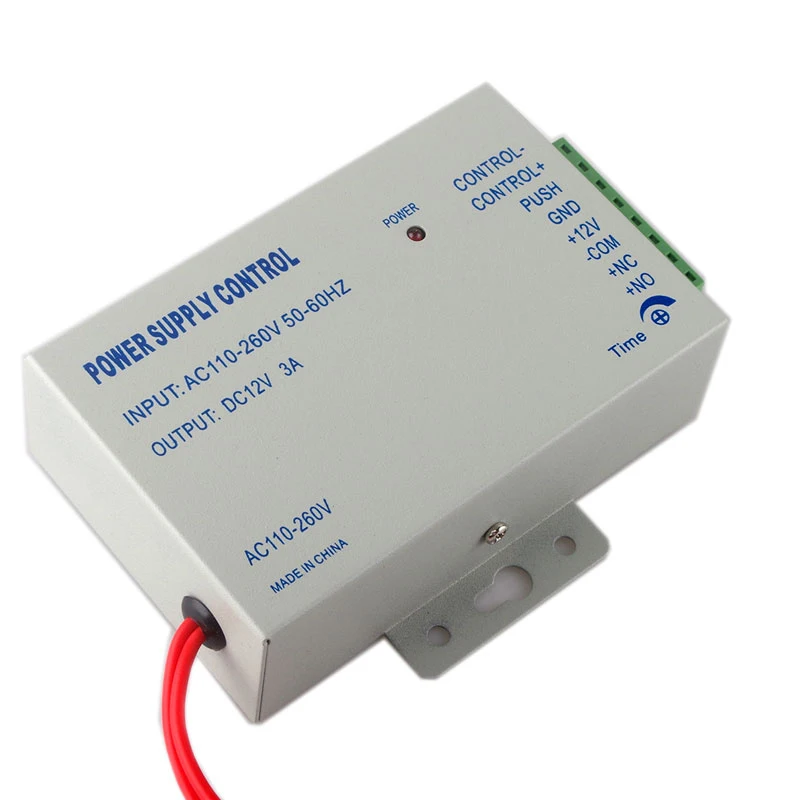 High Quality Power Supply DC12V 3A Power Supply Control Switch Door Access Control System Power Supply 36W 110-240V