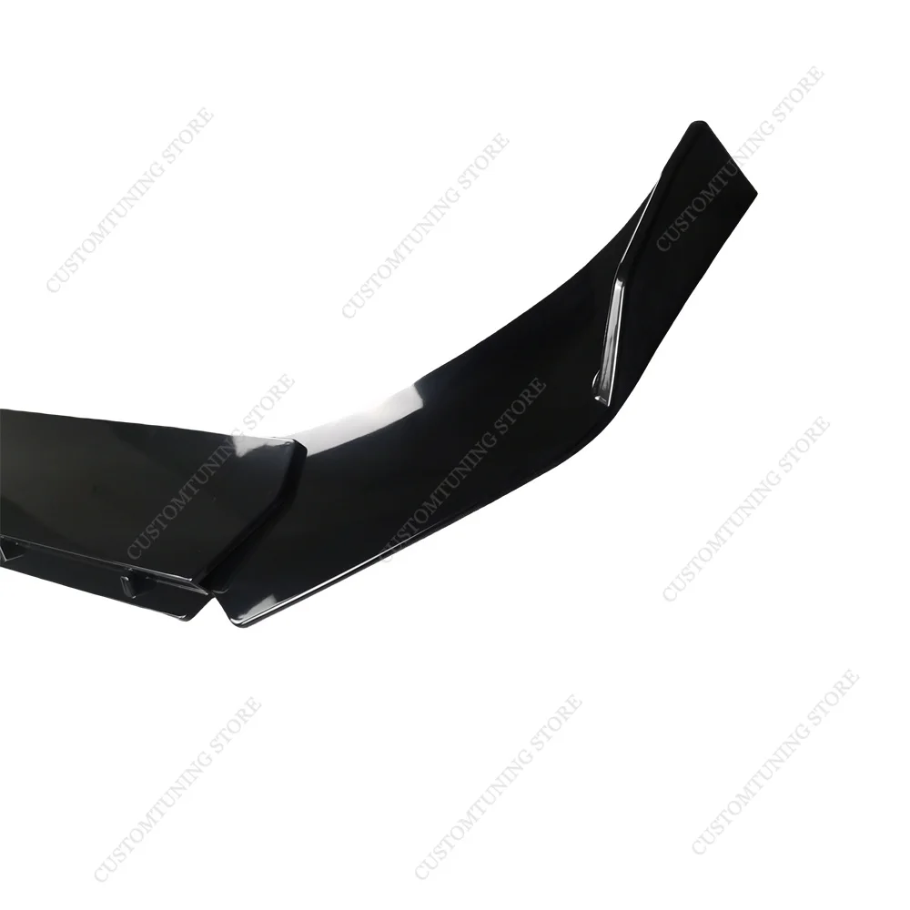 For Audi TT 8J 8N Racing Style 3Pcs Front Bumper Lip Spoiler Splitter Diffuser 1.8T 2.0TFSI 3.2FSI 1998-2014 Bodykits Tuning