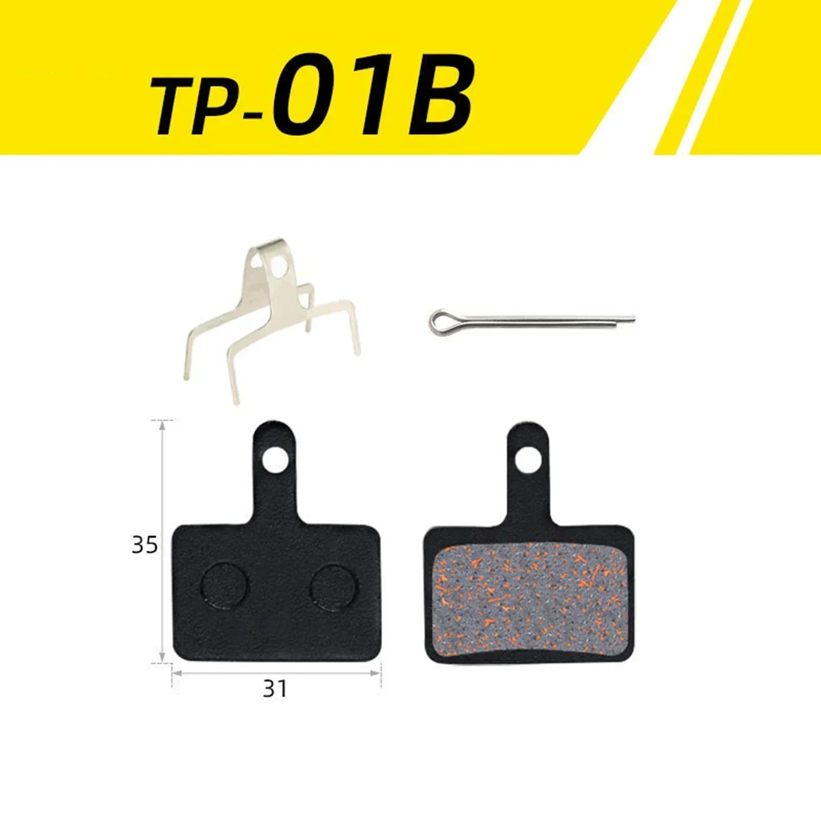 1 Pair MTB Mountain Bike Bicycle/ Metal Disc Brake Pads Anti-wear Heat Dissipation Bicycle Replacement Tool For 46 355 /395 BB5