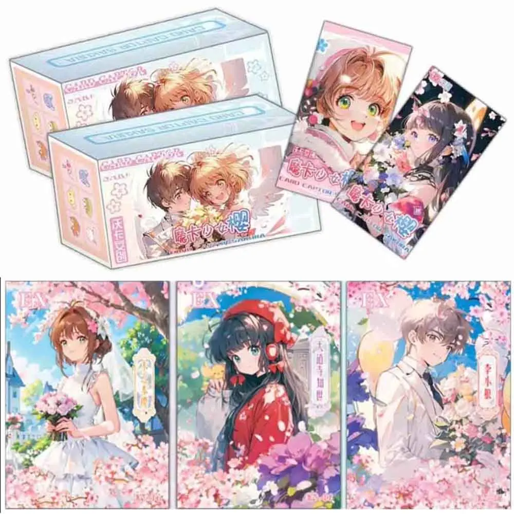 

Cardcaptor Sakura Card Cherry Blossom Promise Wedding Card 25th Anniversary Happy Memories Collection Card Toys Gifts