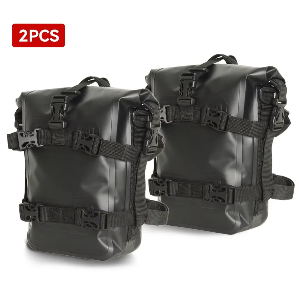 Motorcycle Bumpers Bag Waterproof Motorcycle Side Frame Bag Outdoor Bag Crash Bar Bag Universal Riding Tools Storage image 5