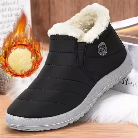Winter Waterproof Fashion 2025 Men Casual Shoes Breathable Shoes Men Sneakers Slip On Black Men's Sneaker Leisure Soft Shoes