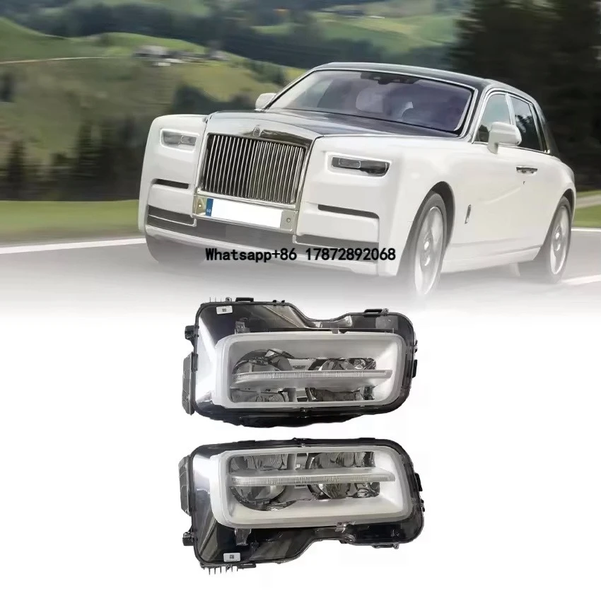 New 12V White Cool LED Headlights for Rolls-Royce Phantom 7th Generation Condition New Car Models LED Head Lamps Front Lights