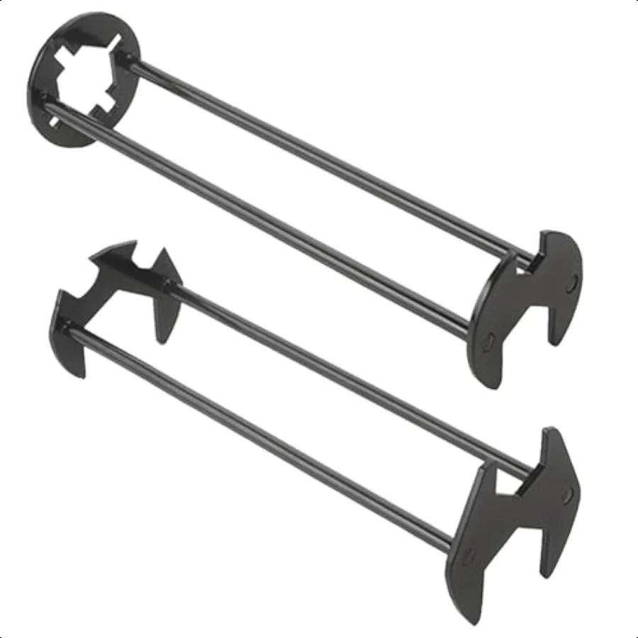 

2 шт. ключ для раковины для смесителя, многофункциональный инструмент для установки смесителя для раковины, сантехнический ключ, двухвальный дизайн, слив для раковины Dre