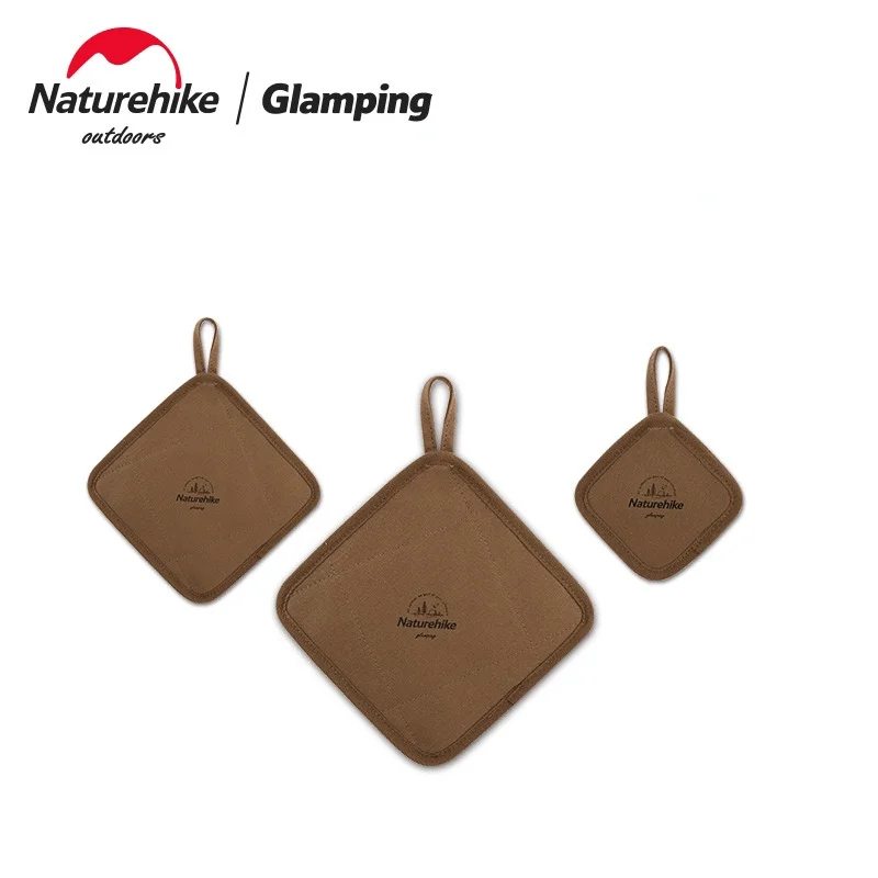 Naturehike Canvas Heat Insulation Pad Waterproof And Oil-proof Light Luxury Tableware Pad Portable Camping Equipment Table Pad