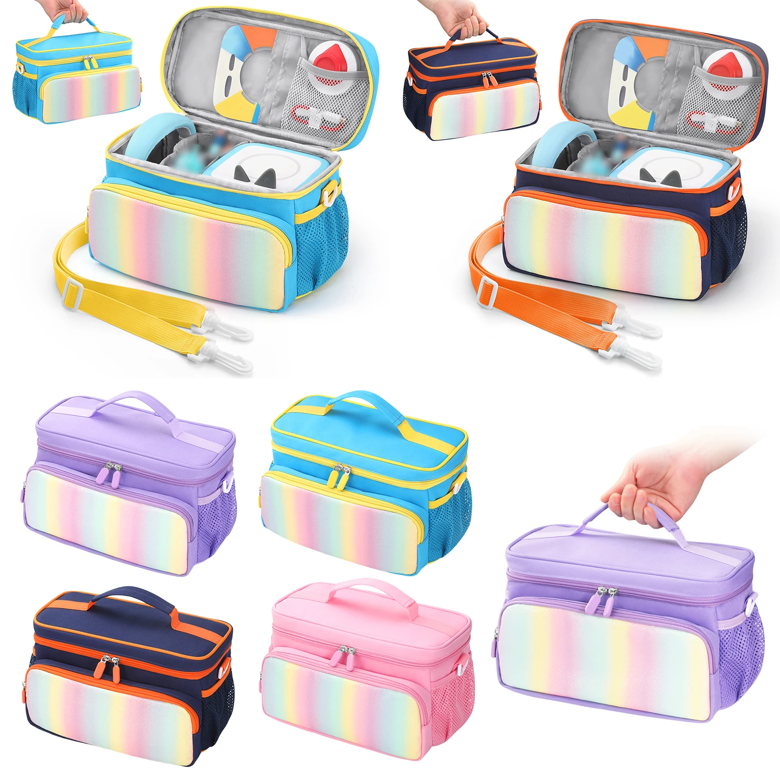 

Водонепроницаемый чехол-органайзер для портативной зарядной станции Toniebox 2/1, большая вместимость, сумка для переноски, стартовый набор для аудиоплееров