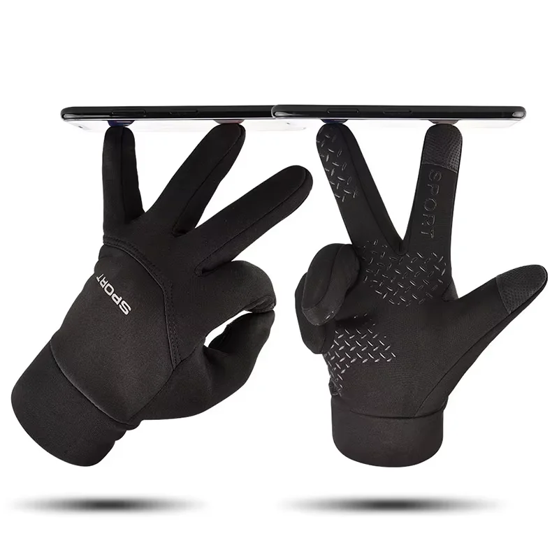 Gants de Football imperméables, poignée thermique, joueur de cyclisme en plein air, vélo de terrain, sport de plein air, guantes moto