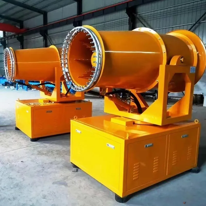 India 50 ~ 60 Degrees of Hot Weather Cooling the Use of Fog Cannon Automatic 80m Spray Equipment Ultra-fine Fog Spraying