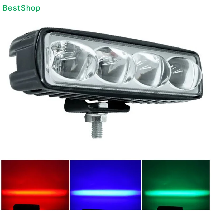 

Ультраяркий светодиодный сигнальный фонарь для погрузчиков с красным и синим светом, 12-80В, 6-диодный, для ограничения зоны действия, сигнальный световой прибор безопасности