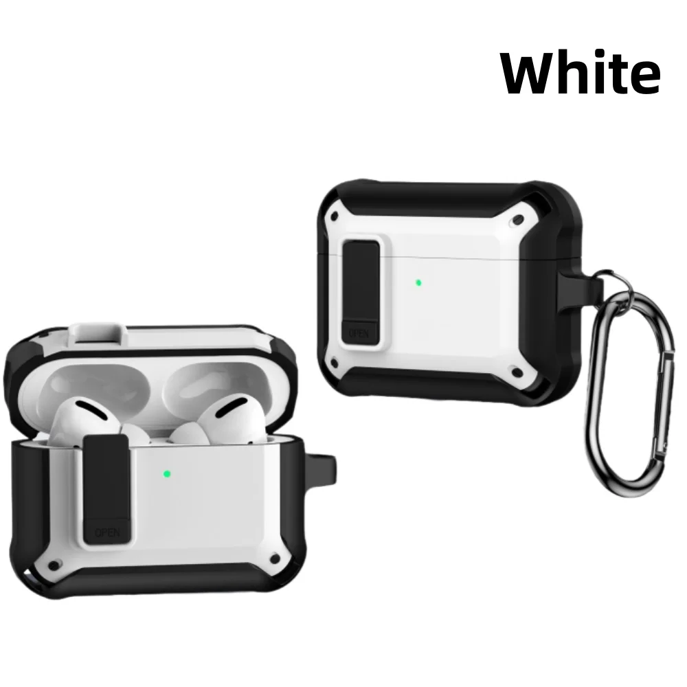 حافظة قفل أمان لأجهزة Airpods Pro 3 غطاء حماية مضاد للصدمات مع حبل طقم منظف لملحقات حافظة Airpods Pro3