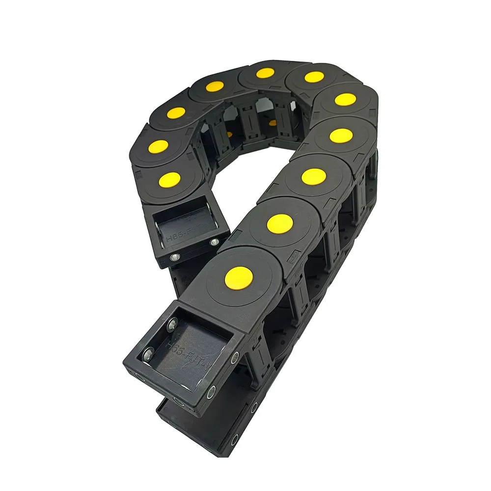 JFLO 65 Series Wire Carrier Cable Drag Chain Plastic Towline For CNC Router Machine Tools Transmission 1 Meter Hot Sales