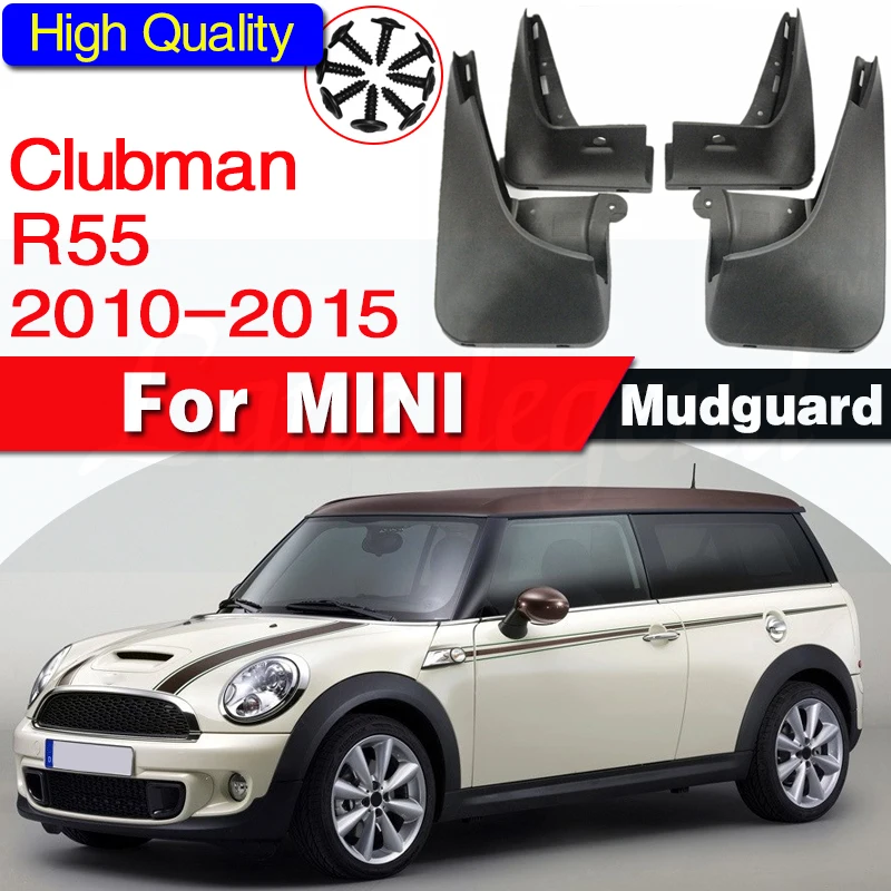 Mud flaps for mini coopers clubman R55 Mudguards Fender Mud flap splash Guard Fenders Mudguard car accessories Front Rear 4 pcs