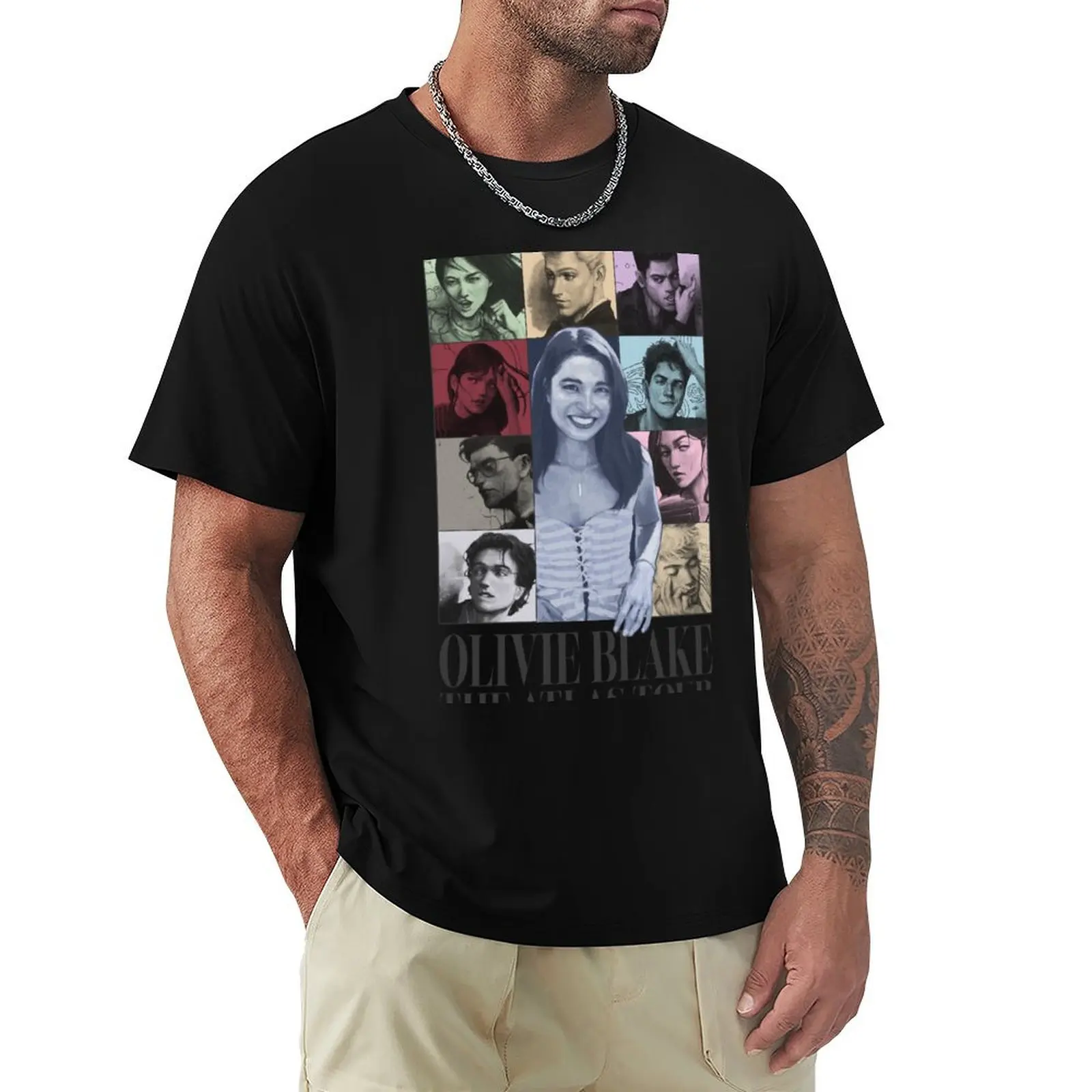 Olivie Blake - The Atlas Tour T-Shirt Plus Size Basic Cotton T-Shirt