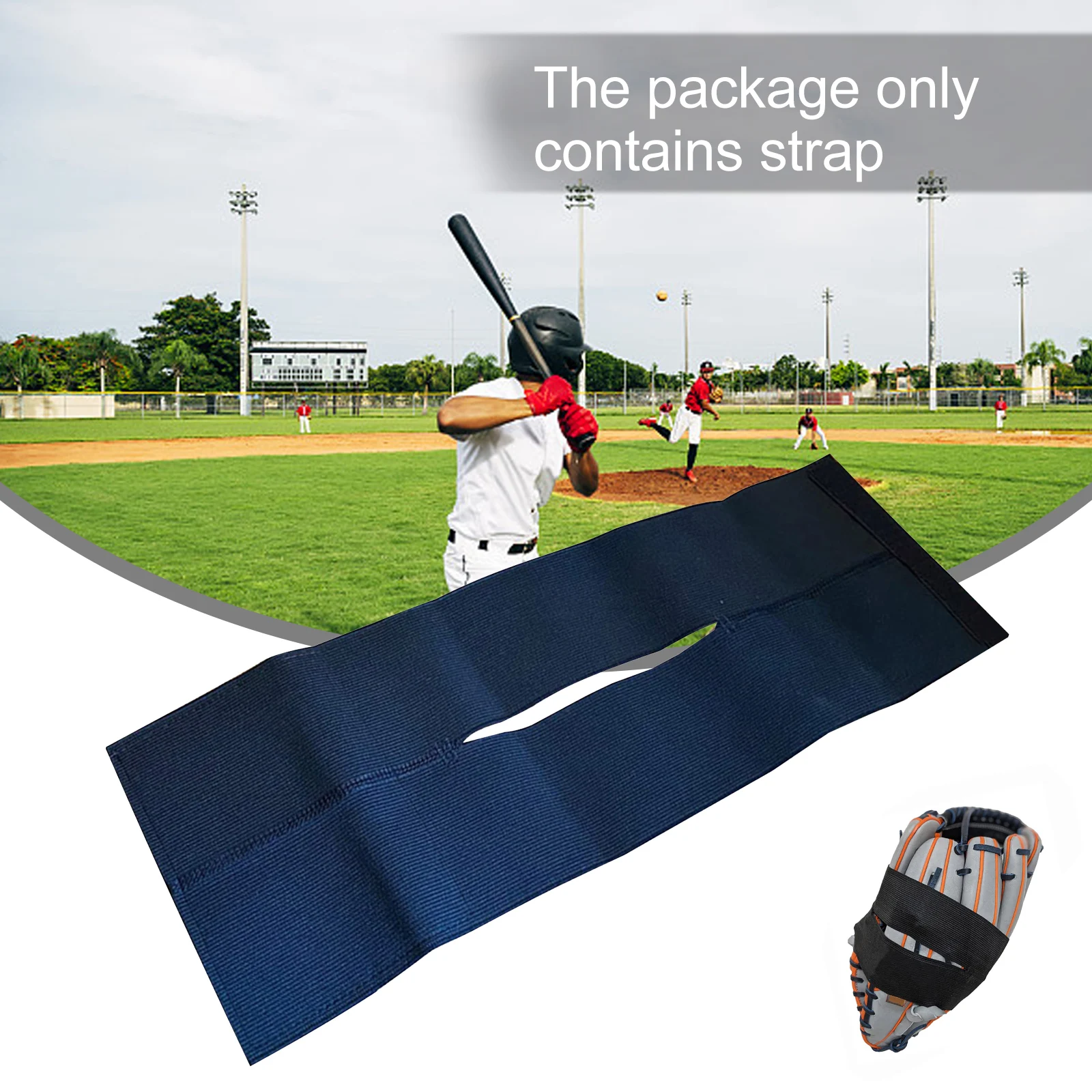 

Glove Straps Elastic Band Elastic Fixed Strap Opening Softball Protective Storage Strap Stretchable 10x35cm 1pc