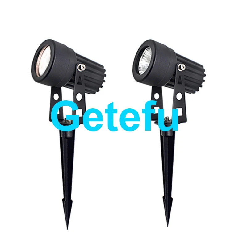 10 Stück Wasserdichte Spike-LED-Gartenleuchten 12V 110V220V Landschafts-Spotlicht IP65 Outdoor LED-Spike-Licht 3W 5W Gartenlampe – Detail 2