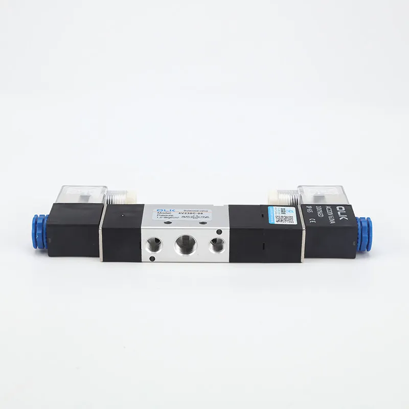 OLK solenoid valve 4V230C/E/P-08-06 three-position five-way middle seal and middle pressure relief 130 cylinder 330 point action