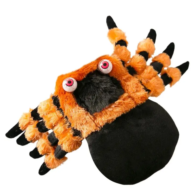 Pet Spider Costume Fun Cosplay Outfits Dress up  Pet Supplies for Halloween Dressing Spider Decor Spooky Halloween Parties