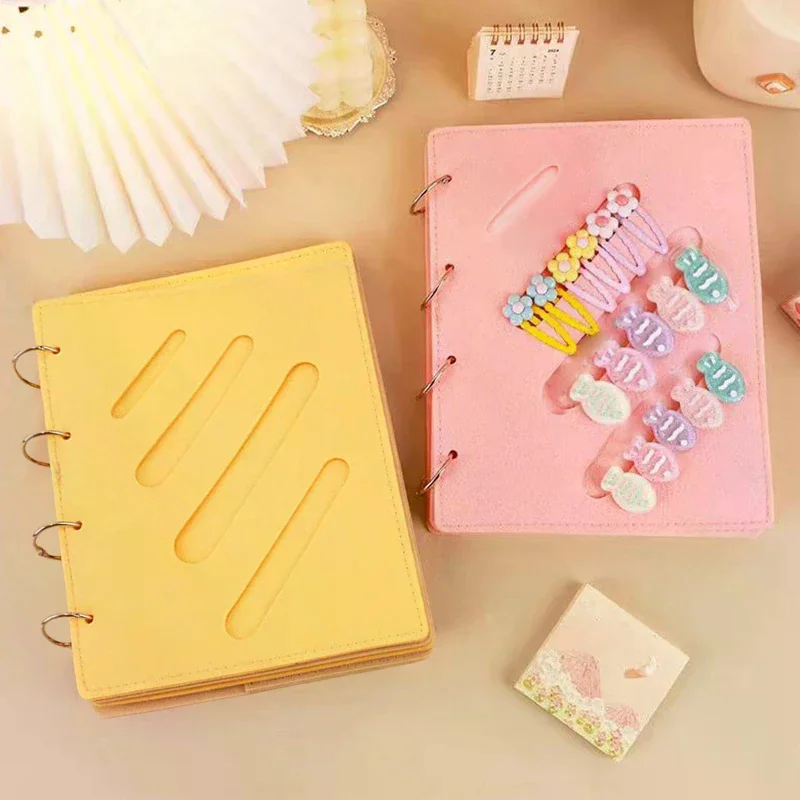 New Hair Bows Organizer Book Large Capacity Headband Holder Hair Clip Storage Space Saving Accessory For Girl Room