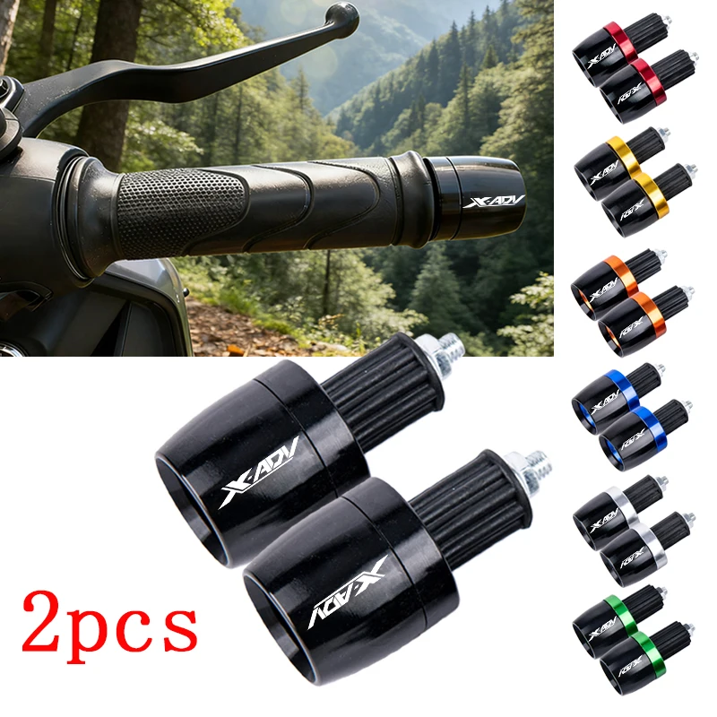

Мотоциклетные ручки руля 7/8 "22 мм, заглушки на руль для Honda XADV X-ADV 750 XADV750 2017-2023 2024 2025, аксессуары