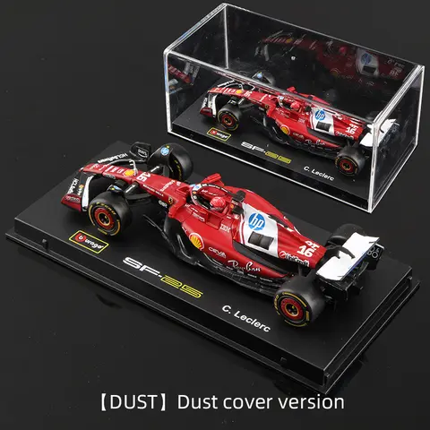 Bburago 1:43 2025 Ferrari SF25 F1 race-formuleauto # 16 Leclerc # 44 Hamilton statische simulatie gegoten legering automodel