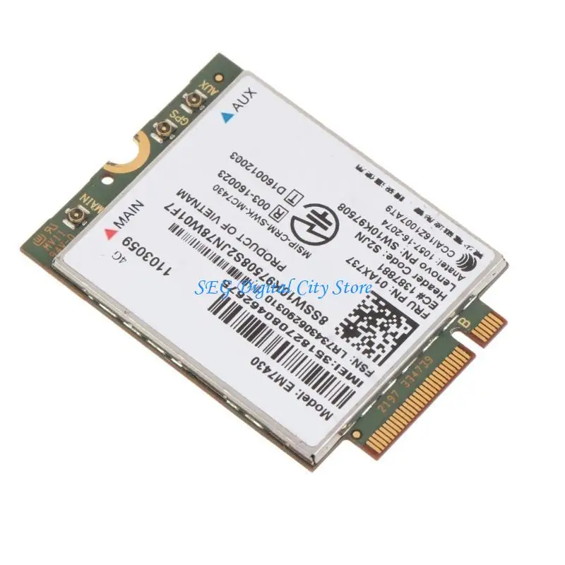 U75B EM7430 FDD/TDD LTE 4G Modulo WCDMA GNSS 4G Card per X1C Gen5 Notebook