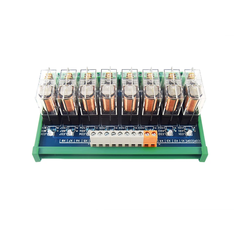 

Huaqingjun 8-Channel SPDT Relay Module 24V G2R-1 Electromagnetic Relays for Street Lights