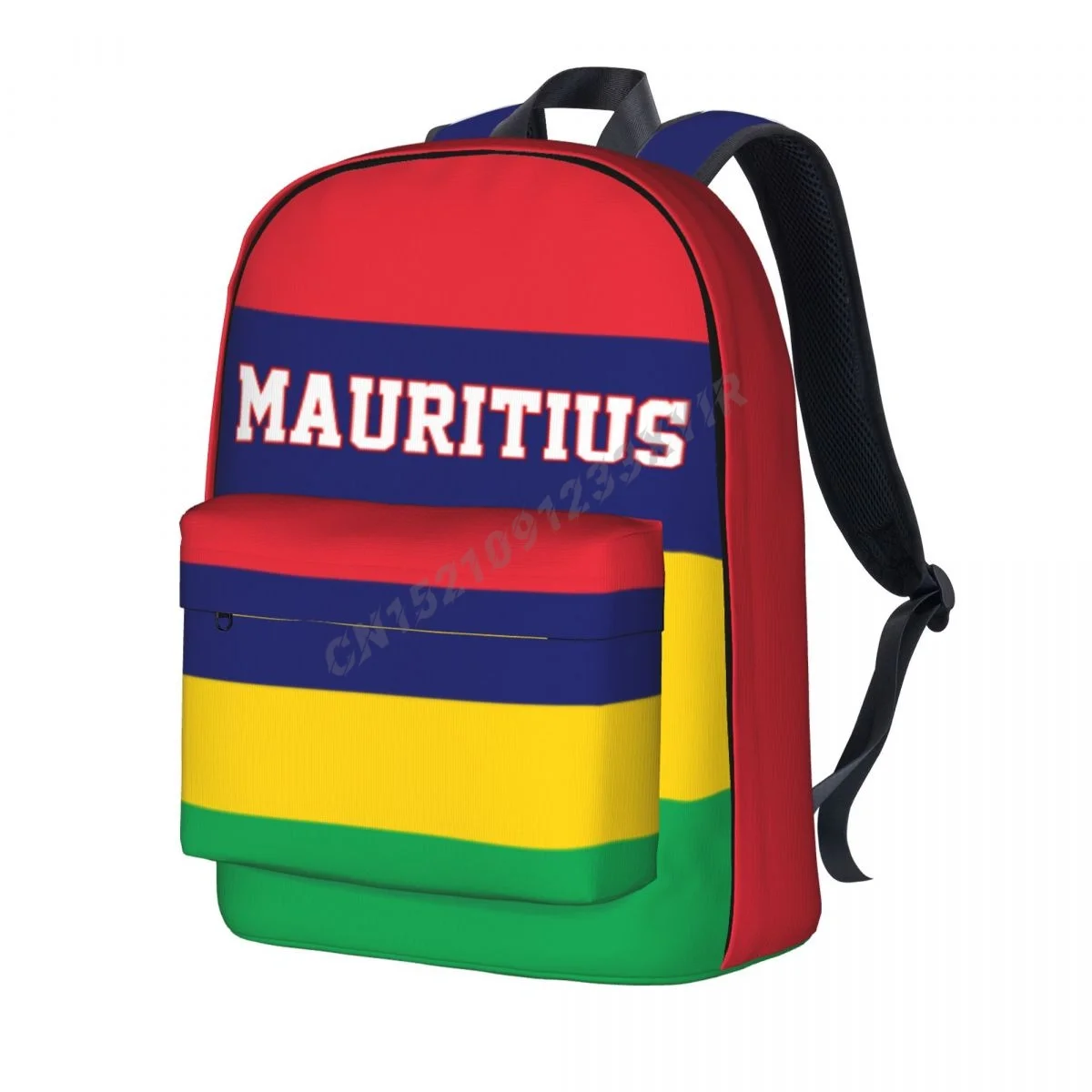 Unisex Backpack Mauritius Flag Mauritians Stitch Schoolbag Messenger Bag Case Laptop Travel Bag Mochila Gift