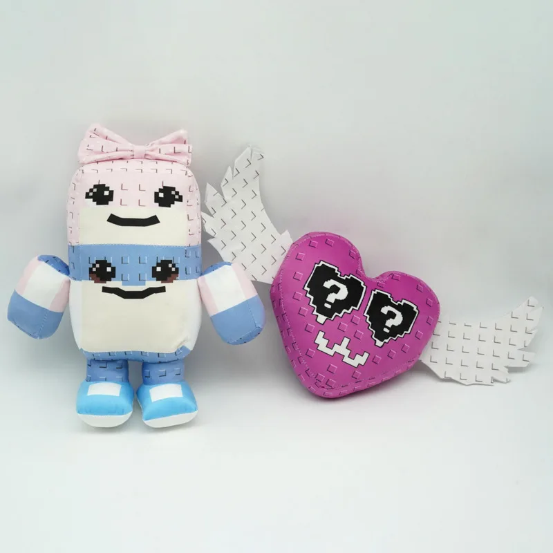 

Новая плюшевая игрушка-талисман «Сердце удачи» (30 см), милая мультяшная мягкая игрушка-талисман в форме сердца, игровой аксессуар для детей, подарок