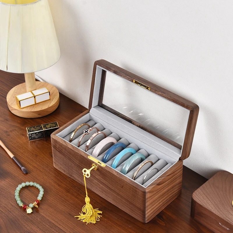 Solid Wood Watch Storage Box, Bracelet Box, Exquisite Watch Collection Box, Men's Gift.
