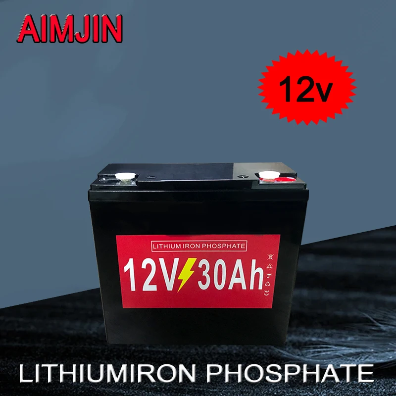 

12V 30Ah LiFePO Battery Pack Built-In BMS,for Sprayer, Electric Vehicle, LED Lamp Battery Andother Equipment Power Tools