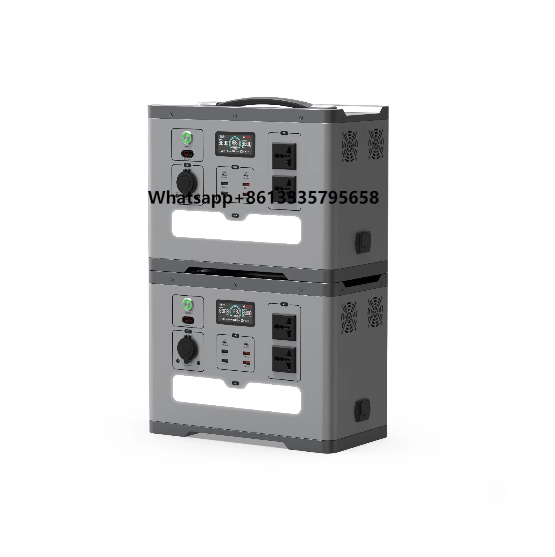 

AC 2400W Power Station External Power Bank with 50-60hz Battery Portable Power Station