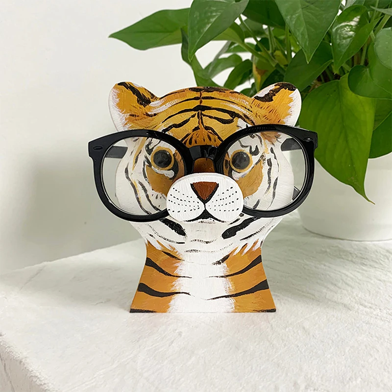 Eyeglass Holder Display Stand Animal Eyeglass Retainers Fun Dogs Lions Glasses Holder Stand Sunglasses Display