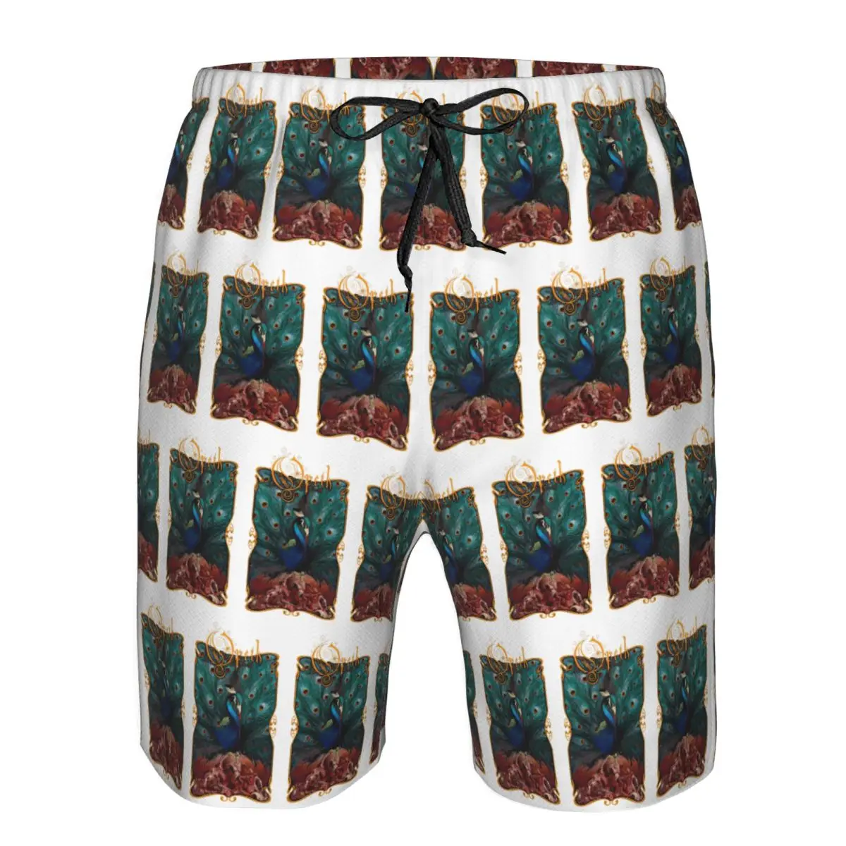 Opeths Logo Death Metal Band Trunks Beach Board Shorts Casual Quick Dry Swim Summer Men Pants