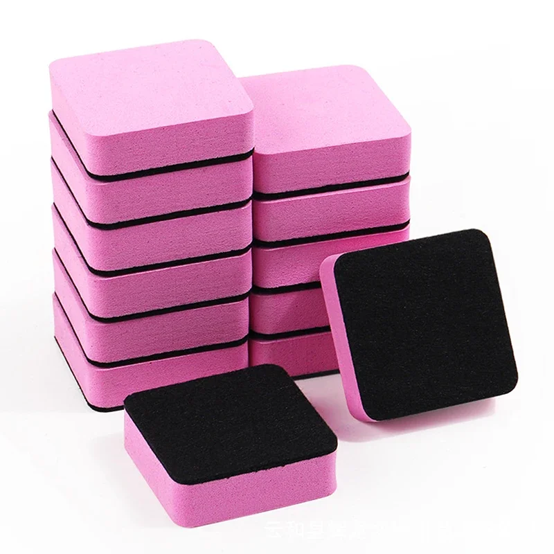 10PCS 화이트 보드 지우개 Eva 펠트 천 1.5cm 어린이 교육 닦기 쉬운 새로운 소재 컬러 칠판 지우개